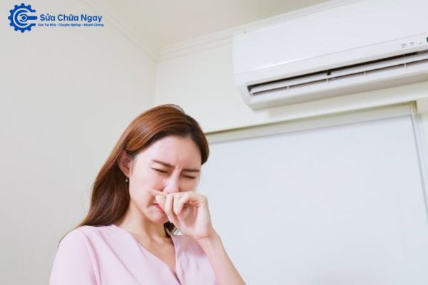 Có mùi khó chịu tỏa ra từ điều hòa