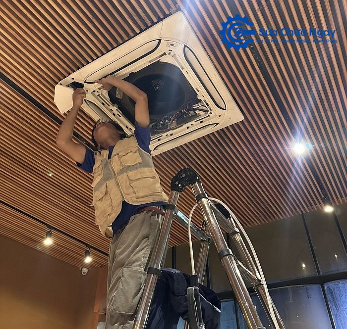 Các bước sửa chữa điều hòa tại Long Biên từ kiểm tra đến hoàn thiện dịch vụ