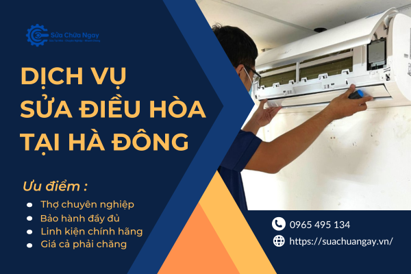 Dịch vụ sửa điều hòa tại Hà Đông của Sửa Chữa Ngay