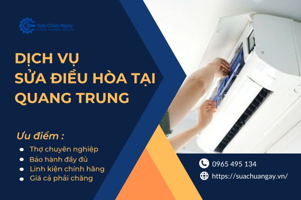 sửa điều hòa tại Quang Trung
