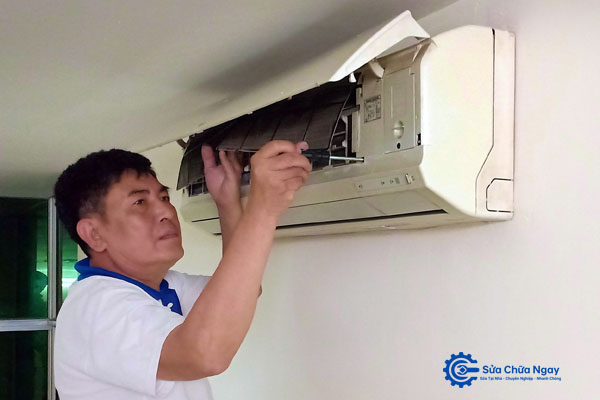 Quy trình sửa điều hòa tại Thanh Xuân Trung được thực hiện theo từng bước rõ ràng