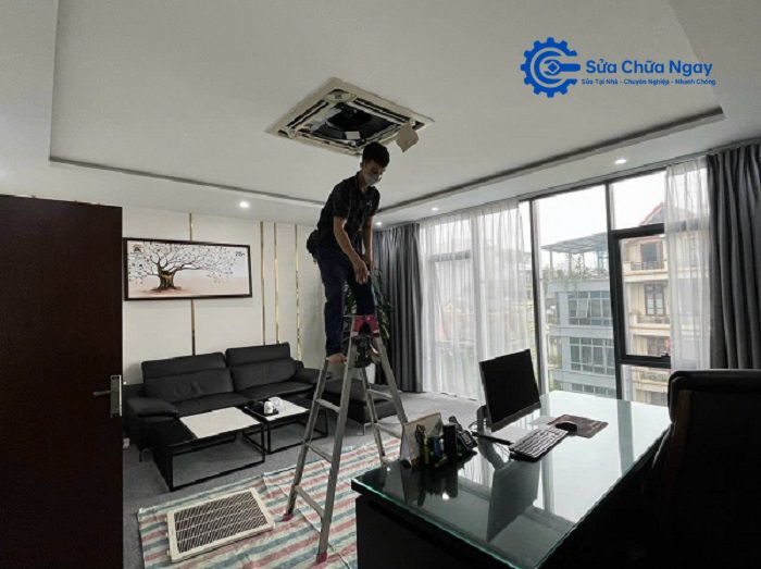 Quy trình sửa điều hòa tại Hoàn Kiếm gồm kiểm tra, chẩn đoán, báo giá và sửa chữa tại nhà